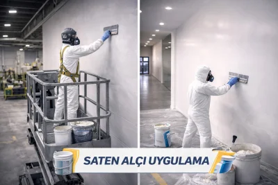 Saten Alçı Uygulama